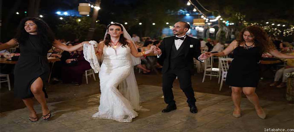 Leta Bahçe Kır Düğün Alanı Düğünden Görüntü